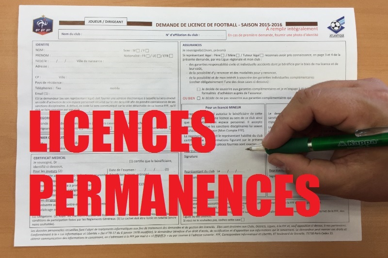 Horaires permanence licences