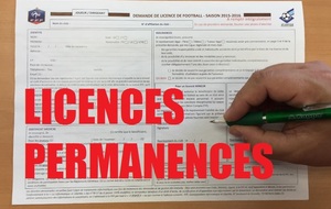 Horaires permanence licences