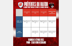 Ouverture de la billetterie pour le match contre les Herbiers