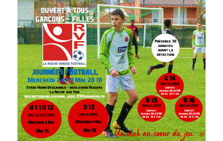 JOURNÉES FOOTBALL garçons et filles