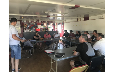 LES DIRIGEANTS DE LA ROCHE VF EN FORMATION