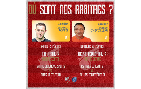 Où sont nos arbitres ?