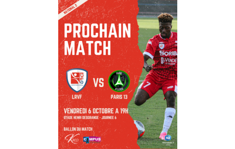 PROCHAIN MATCH N2 - VENDREDI 19H